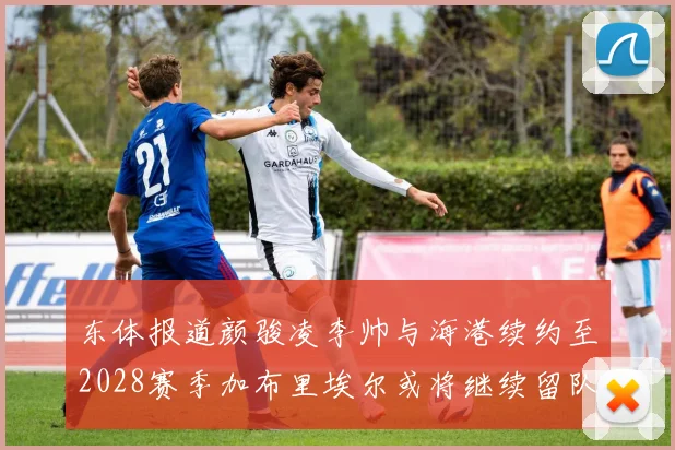 东体报道颜骏凌李帅与海港续约至2028赛季加布里埃尔或将继续留队