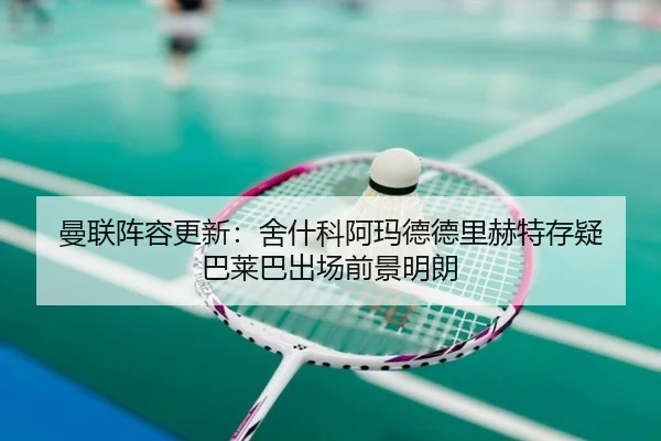 曼联阵容更新：舍什科阿玛德德里赫特存疑 巴莱巴出场前景明朗 | jinnianhui